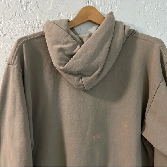 SPORTY & RICH Hoodie Sweatshirt Womens Size Small Neutral Tan - Picture 11 of 11